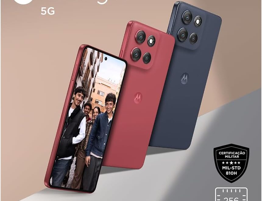 Smartphone Motorola Moto g86 5G - 256GB 24GB (8GB RAM+16GB Ram Boost) Tela 1.5K pOLED, 50MP Sony camera OIS Moto AI, videos em 4K, IP68 + IP69 - Grafite é uma excelente opção para quem quer tecnologia de ponta, segurança e ótimo custo-benefício.
